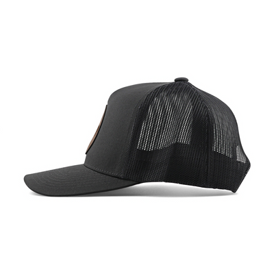 Way Truth Life Christian Hat Charcoal Side