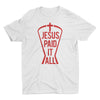 Jesus Paid It All Cross T-Shirt for Men