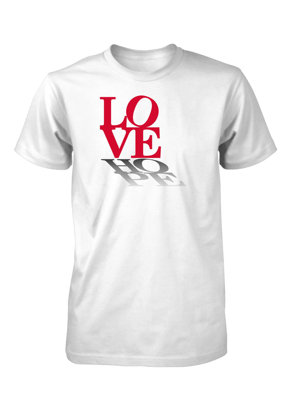 Love Hope Peace Positive Faith T-Shirt for Men - Aprojes